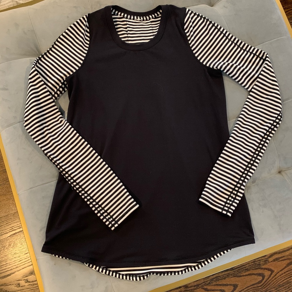 Lululemon Tuck Flow Long Sleeve Top Seawheeze 6
